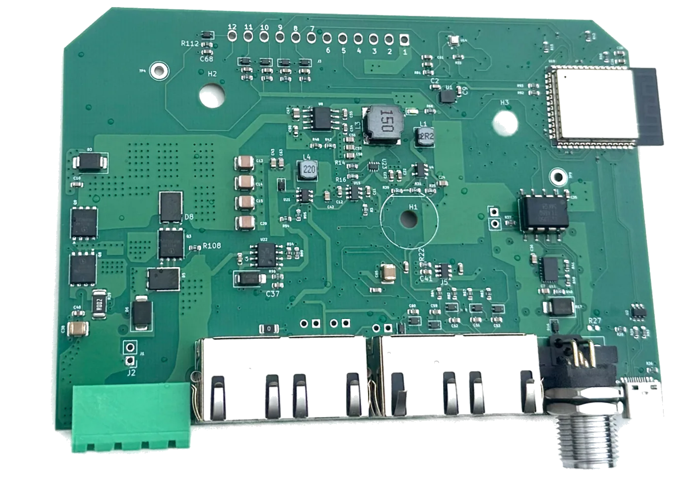 Xregulator PCB — component side